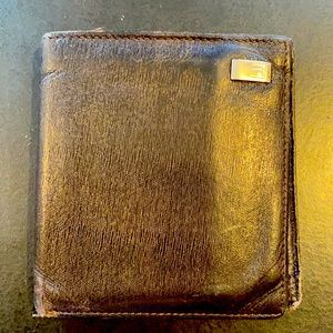 Alfred Dunhill leather wallet.